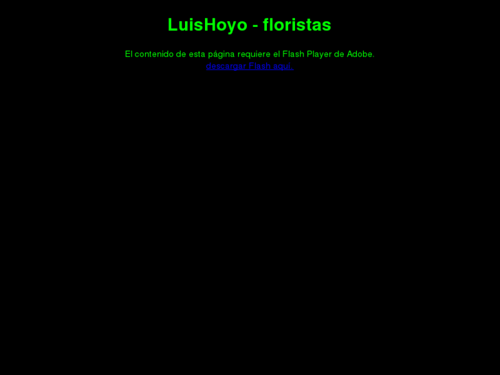 www.luishoyofloristas.com