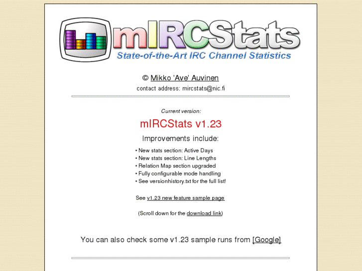 www.mircstats.net