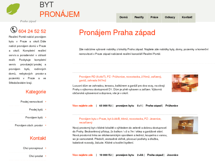 www.pronajem-prahazapad.cz