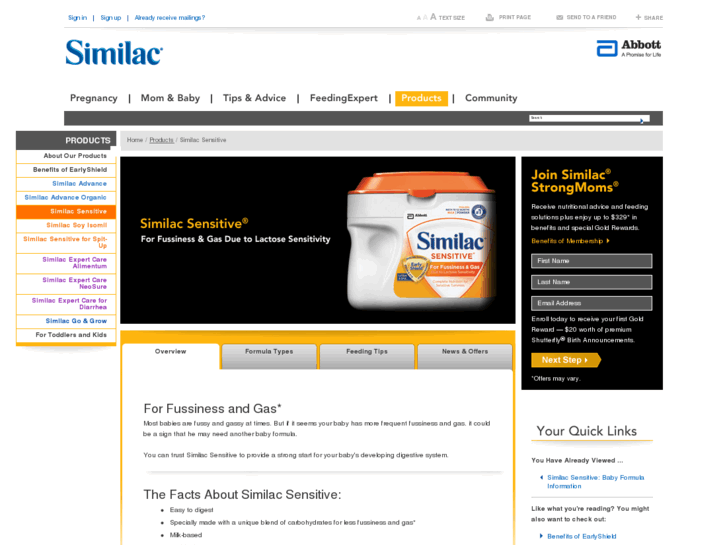 www.similacsensitive.com