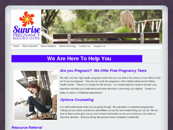 www.sunrisepregnancy.com