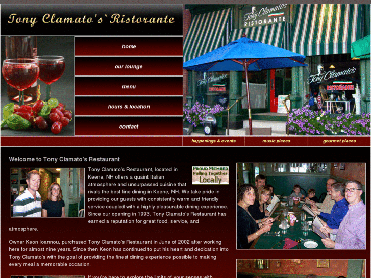 www.tonyclamatosrestaurant.com