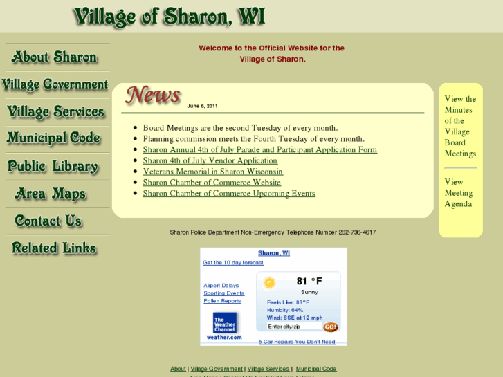 www.villageofsharon.com