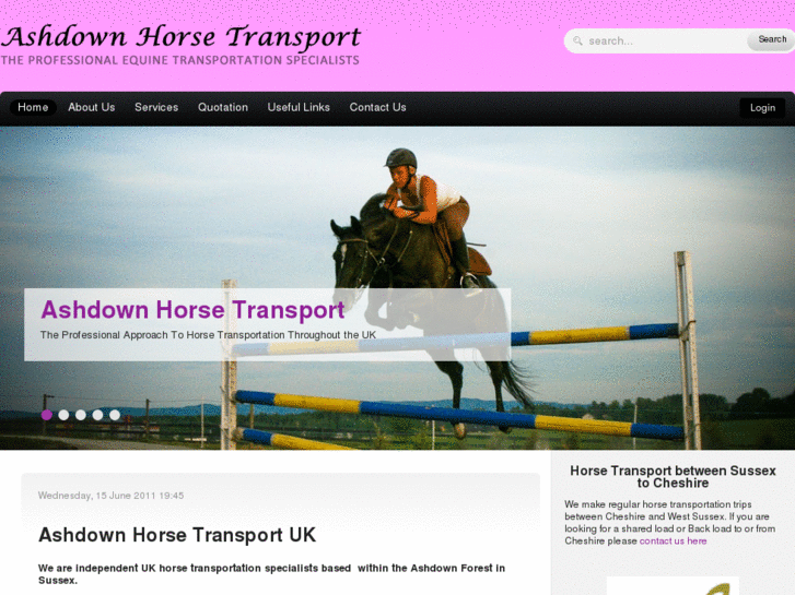 www.ashdownhorsetransport.com