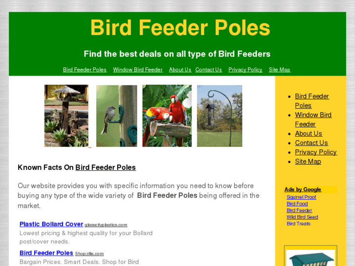 www.birdfeederpoles.net