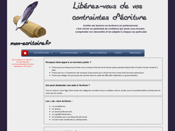 www.mon-ecritoire.fr