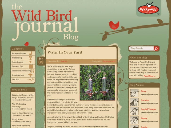 www.perkypetwildbirdjournal.com