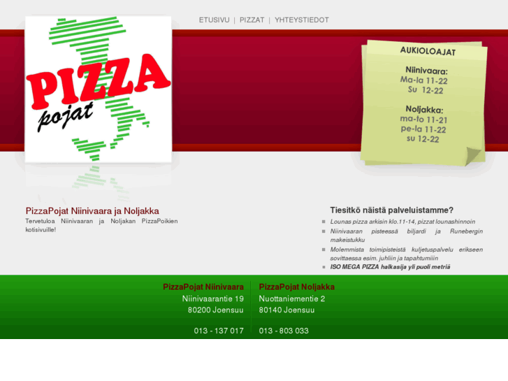 www.pizzapojat.net