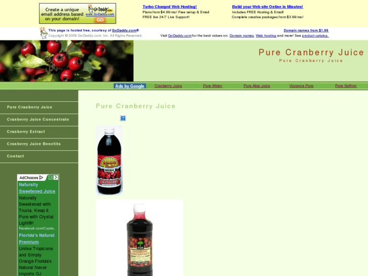 www.purecranberryjuice.com