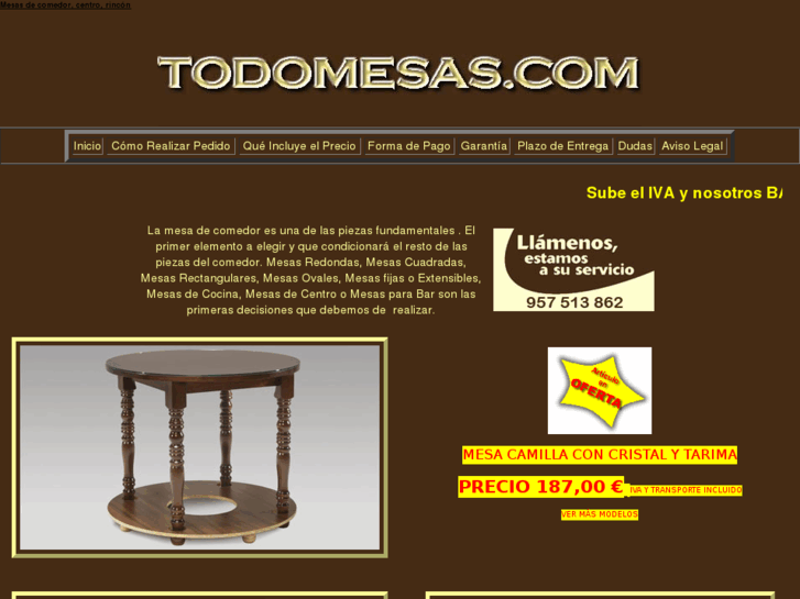 www.todomesas.com