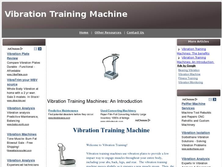 www.vibrationtrainingmachine.com