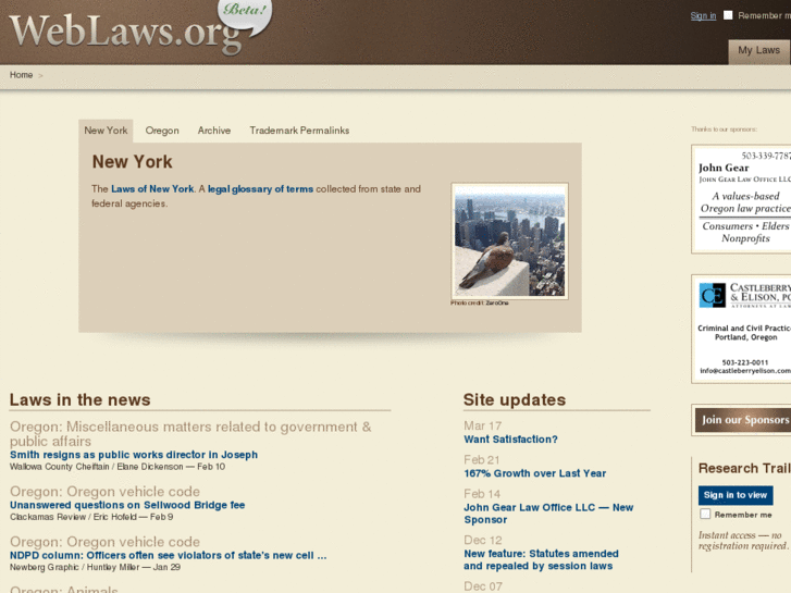 www.weblaws.org