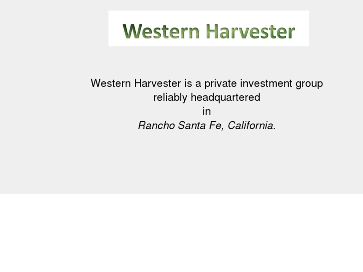 www.western-harvester.com