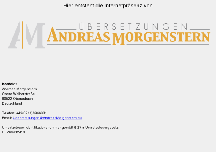 www.andreasmorgenstern.com