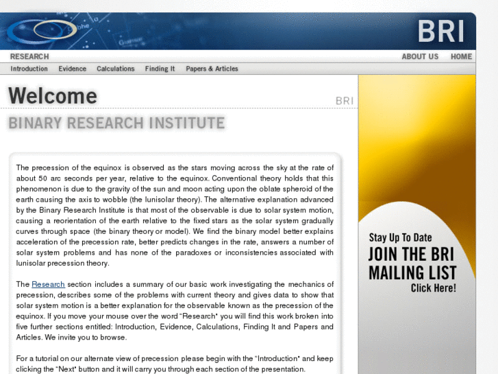 www.binaryresearchinstitute.com