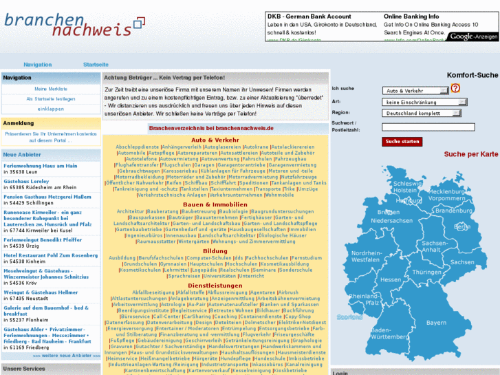 www.branchennachweis.de