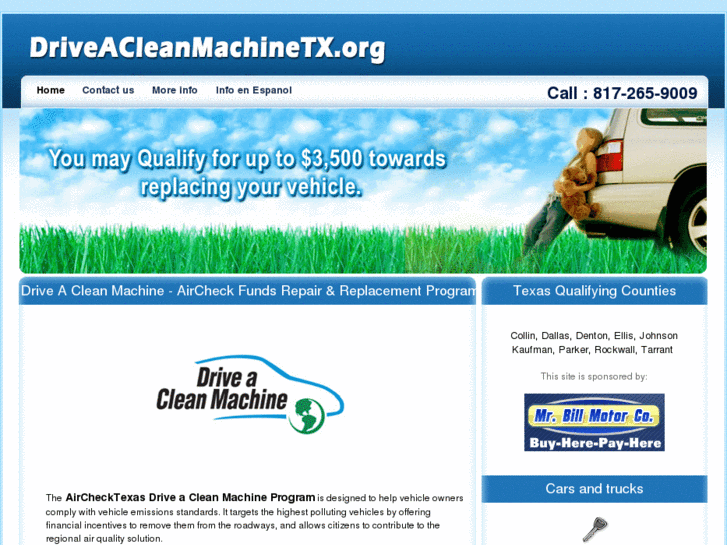 www.driveacleanmachinetx.org