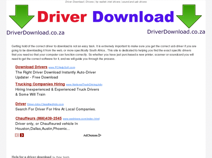 www.driverdownload.co.za