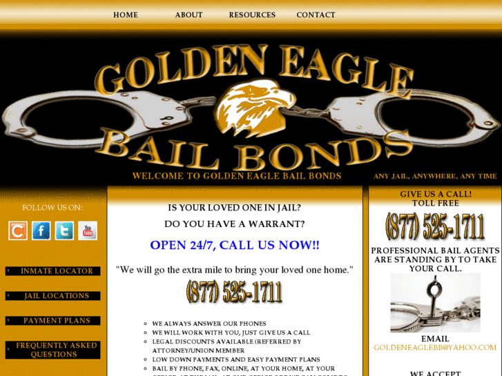 www.goldeneaglebailbonds.com