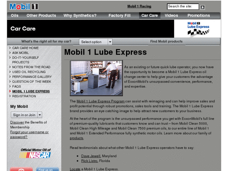 www.mobil1lubeexpress.com