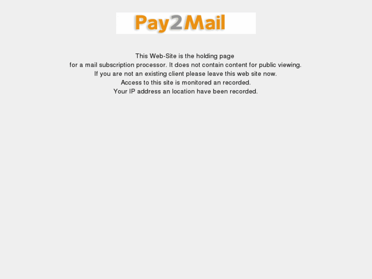 www.pay2mail.eu