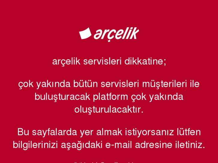 www.arcelikservisi.com