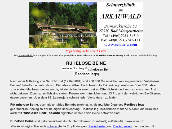 www.beine-ruhelose.de