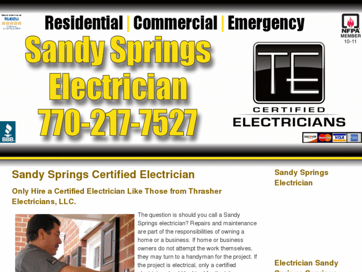 www.eletriciansandysprings.com