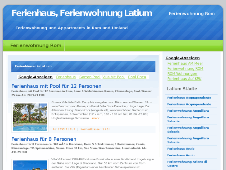 www.ferienwohnungen-rom.net