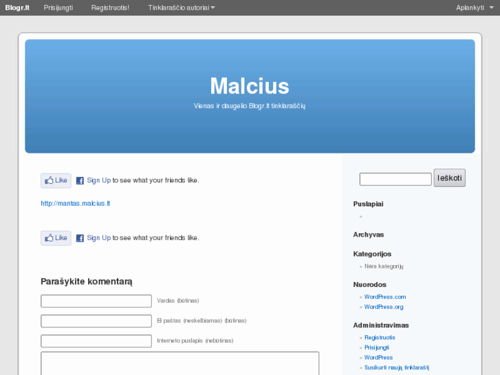 www.malcius.lt