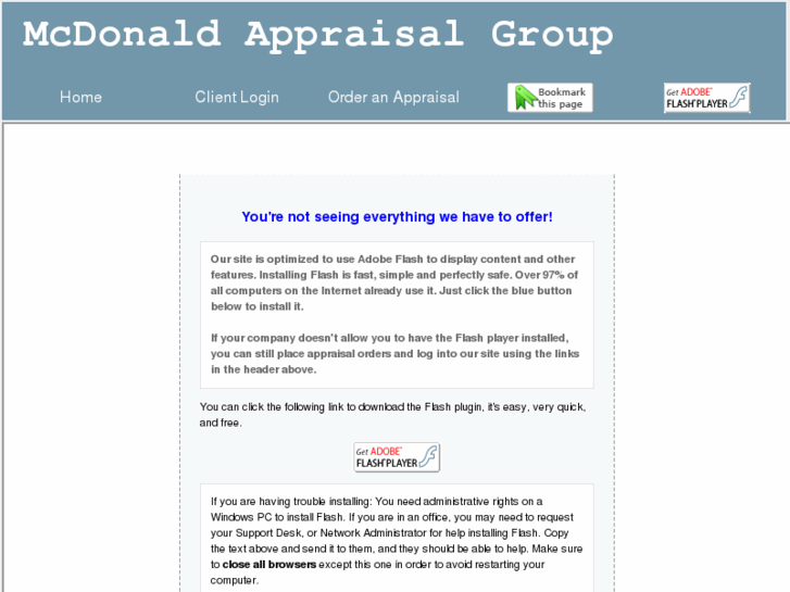 www.mcdonaldappraisalgroup.com