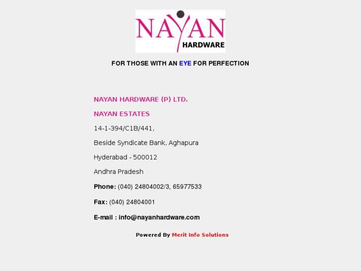 www.nayanhardware.com
