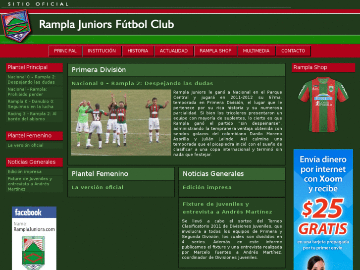 www.ramplajuniors.com