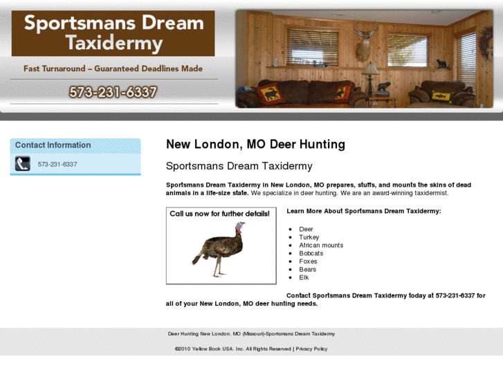 www.sportsmansdreamtaxidermy.net