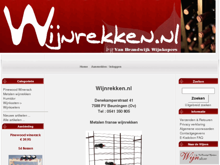 www.wijnrekken.nl