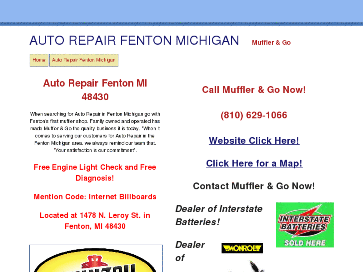 www.autorepairfentonmichigan.com