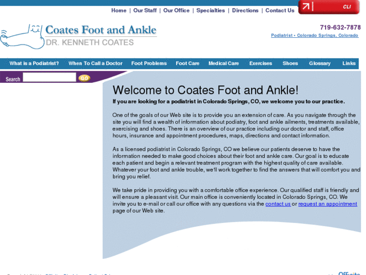 www.coatesfootandankle.com