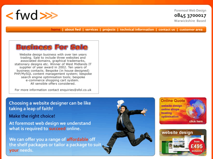 www.foremost-web-design.co.uk