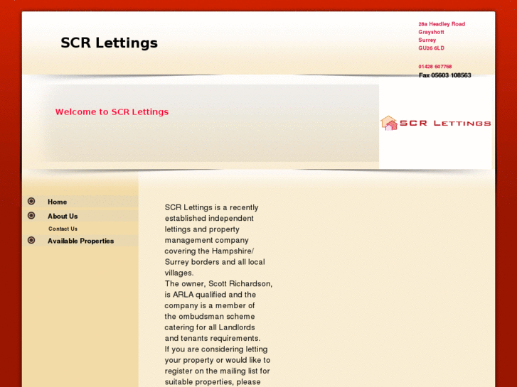 www.scrlettings.com