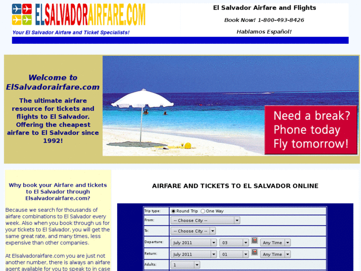 www.elsalvadorairfare.com