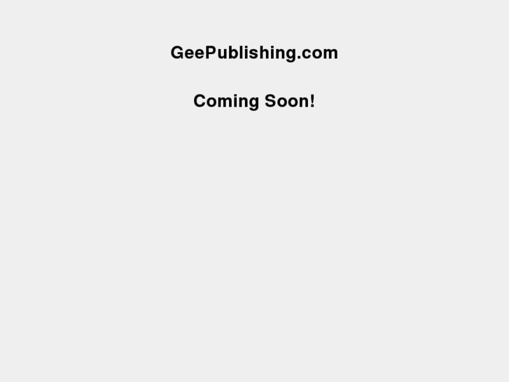 www.geepublishing.com