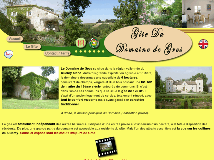 www.gite-domainedegros.com