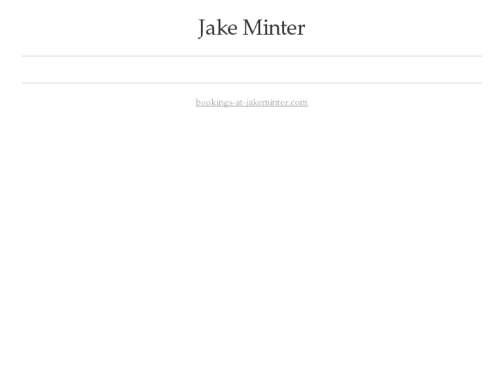 www.jakeminter.com