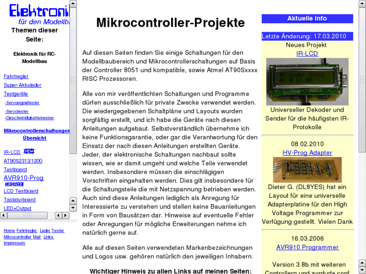 www.mikrocontroller-projekte.de