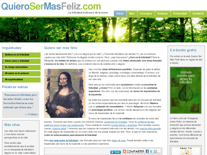 www.quierosermasfeliz.com