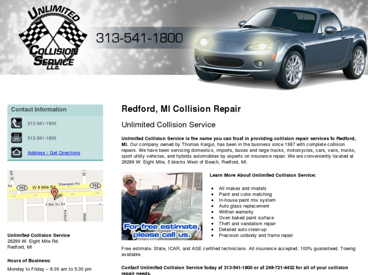 www.unlimitedcollisionrepairredford.com