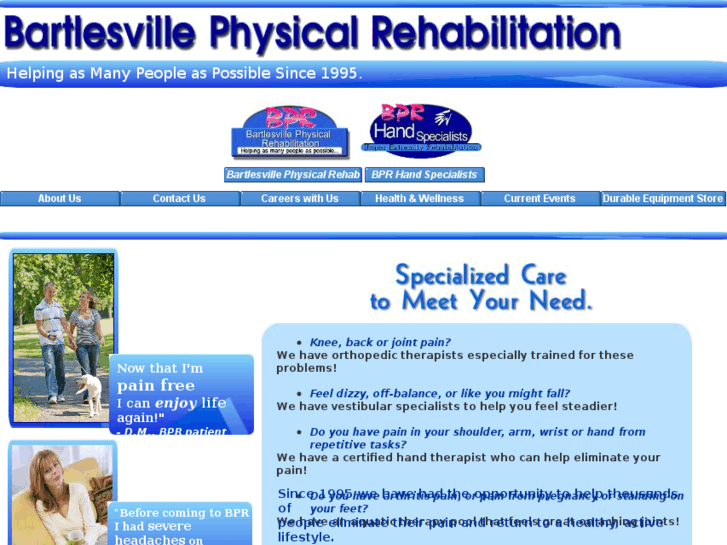 www.bartlesvillephysicalrehab.com