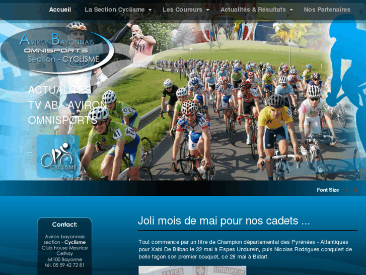 www.cyclismeavironbayonnais.com