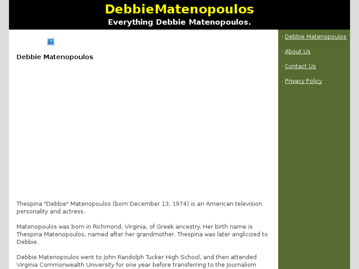 www.debbiematenopoulos.net