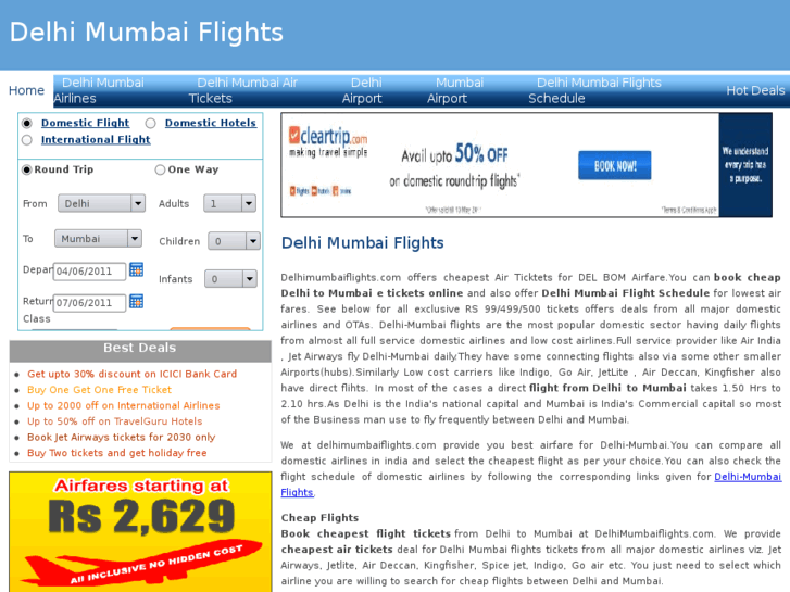 www.delhimumbaiflights.com